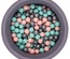 Wellgro Bubble Pops Gri Top Havuzu-Gri/Pembe/Mint