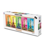 Pop Art Paris 1000 Parça Panorama Puzzle -KS Puzzle