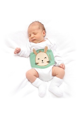 Gaz Giderici Kiraz Çekirdekli Bebek Bel Bandı Mint - Mommyslab