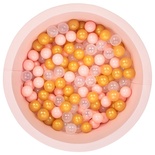 Wellgro Bubble Pops Pembe Top Havuzu-Pembe/Gold/Şeffaf