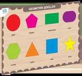 CAAHS-3204 CA GAMES AHŞAP GEOMETRİK ŞEKİLLER BUL-TAK