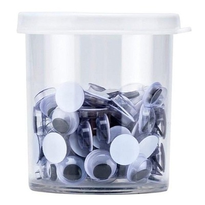 Puti Oynar Göz Siyah 8mm Tüp 12'Li Paket
