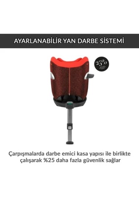 Cybex Sirona Zi isize Plus (terletmeyen özel kumaş) (360 derece dönen Adac ödüllü isofix bebek oto koltuğu 0-18 kg)