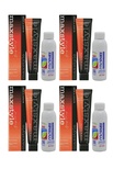 Maxstyle New Argan Keratin 2025/900 Ultra Açıcı Sarı 60 Ml 4 Adet Saç Boyası + 4 Adet 90 Ml Oksidan