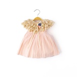 Kız Bebek Dantelli Somon Elbise -13842 - SALMON - 12-18 AY - DRESS