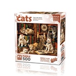 20090 PUZZLE 500 CATS İN THE LİBRARY