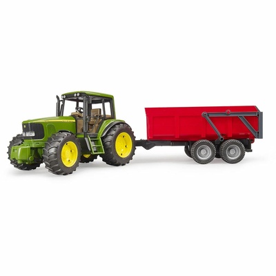 John Deere 6920 Traktör + Kırmızı Römork