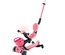 Globber Go Up Baby 360 Işıklı Scooter - Koyu Pastel Pembe