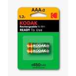 Kodak 1,2v 650 Mah Aaa Şarjli Pil 2'Li