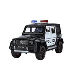 XHD-B2433 -Vardem  Çek Bırak Işıklı ve Sesli G Polis Metal Jeep 1:24