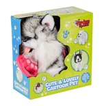 PR66302-26T Yürüyen Tasmalı Peluş Yürüyen Husky