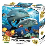 Prime 3D - Dalga Altında Yunuslar 150 Parça Puzzle 10897