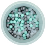 Wellgro Bubble Pops Mint Top Havuzu-Mint/Şeffaf/Gri
