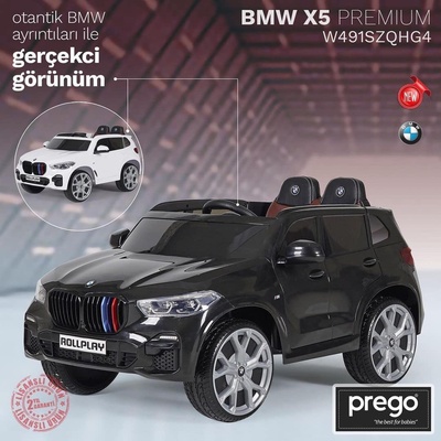 RollPlay Bmw X5 Premium 12V Akülü Araba/Siyah