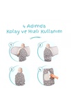 Mommyslab Mağaza Bebe 0 -3 Ay Desenli Yeni Sezon Kundak %100 Pamuk - Yeni