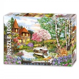 Göl Evi 1000 Parça Puzzle -Star