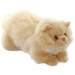 Animals Of The World Yatan Bej Kedi Peluş Oyuncak 26 cm