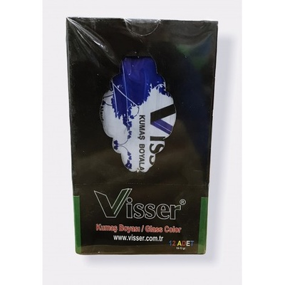Visser Kumaş Boyası Mavi 12'Li Paket