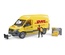 BR02671 Mercedes-Benz Sprinter DHL Kamyonu ve Sürücüsü +4 yaş