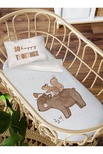 Luggi Baby So Happy Together Anne Yanı Beşik 3'Lü Nevresim Takımı
