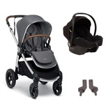 Mamas Papas Ocarro Cosmo Travel Sistem Bebek Arabası Shadow Grey - Black