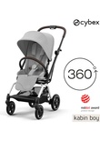Cybex Eezy S Twist+2 (kabin boy 360 derece dönen bebek arabası) Fog grey