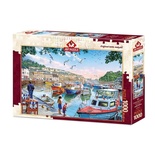 4231 Art Puzzle Limandaki Küçük Balıkçılar 1000 Parça Puzzle