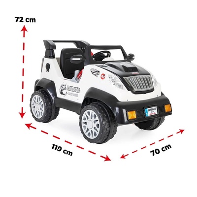 Pilsan Oyuncak 05 234 Fantastik 12v Uzaktan Kumandalı Akülü Araba Beyaz -pilsan
