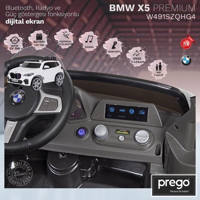 RollPlay Bmw X5 Premium 12V Akülü Araba/Siyah