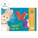 İkili Puzzle Articulo Animals