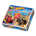 DıyToy Süper Renkli 2'li Puzzle Set - Hot Wheels / 54+70 Parça Puzzle