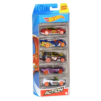 1806 Hot Wheels 5'li Araba Seti +3 yaş
