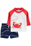 Erkek Bebek Güneş Koruyucu Mayo Set - 12 AY - CRAB GÜNEŞ KOR. MAYO SET