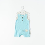 Erkek Bebek Kolsuz 2 Li Tulum-13028 - BLUE/MAVİ - 12 AY - TULUM / ROMPER