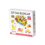 -72  Çıt Tak Bloklar 72 Parça -Gepettoys