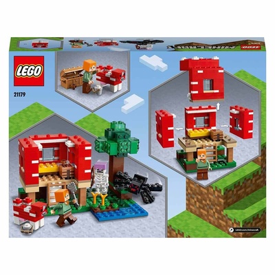21179 LEGO® Minecraft™ Mantar Evi, 272 parça, +8 yaş