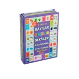 1413 DıyToy, Flash Cards - 5 Süper Set - Sayılar+Renkler+Şekiller+İlişki