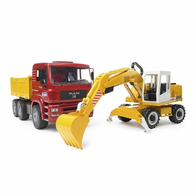 BR02751 Man Damperli Kamyon ve Liebherr Ekskavatör +4 yaş