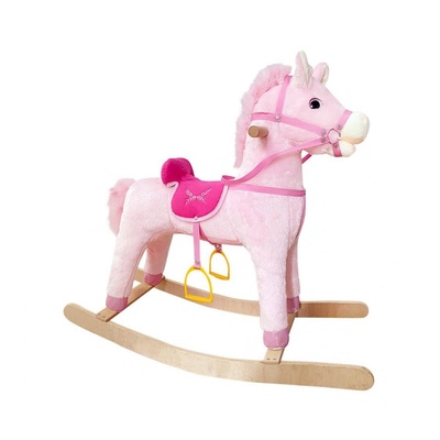 Sallanan At 65 cm Pembe- Selay Oyuncak