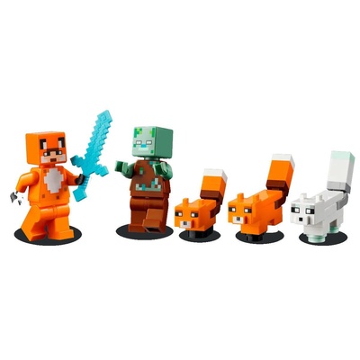 21178 LEGO Minecraft Tilki Kulübesi, 193 parça, +8 yaş