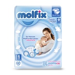 Molfix Avantajlı Paket 1 Beden Yenidoğan 2-5 Kg 60'lı