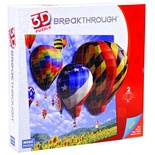 Mega Puzzles 200 Parça 3D Puzzle Breakthrough Balonlar