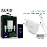 Auris Auris Type-C to Type-C Yüksek Hızlı Şarj Seti 25W
