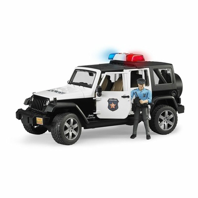 Bruder 02526 Jeep Wrangler U.R Polis Memuru Polis Arabası