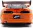 Hızlı ve Öfkeli Fast And Furious 1995 Toyota Supra 1:24 Ölçekli Pres Döküm Araba  Brian O'conner Figürü Dahil