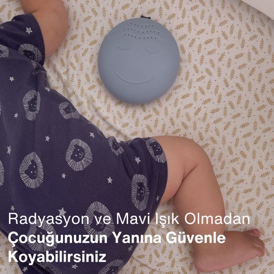 myBudizzz Uyku ve Rutin Asistanı | 0-6 Yaş Uyku Arkadaşı Açık Mavi