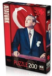 KS Puzzle 200 Parça Bayrak ve Atatürk