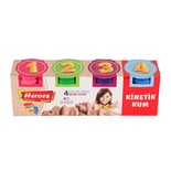 Eren Eğitici Oyuncak Kum-022 Heroes Kinetik Kum 4'lü -eren Eğitici Oyuncak