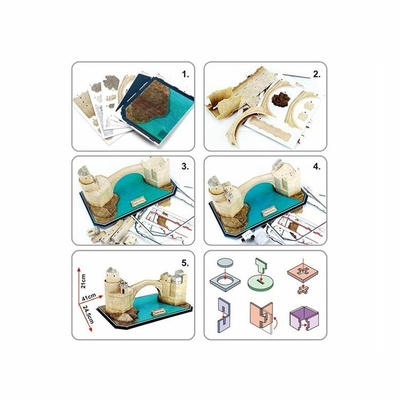 Cubic Fun Mostar Köprüsü Bosna Hersek 64 Parça 3 Boyutlu Puzzle