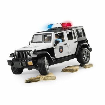 Bruder 02526 Jeep Wrangler U.R Polis Memuru Polis Arabası